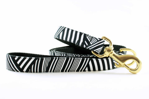 Black and White Zebra Leash