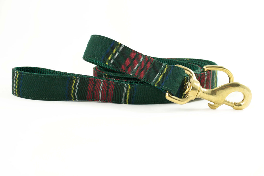 Green Tartan Plaid Leash