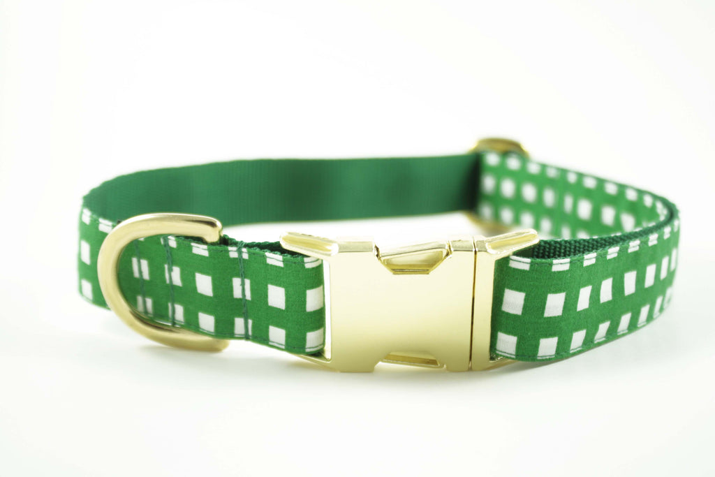 Kelly Green Geometric Collar