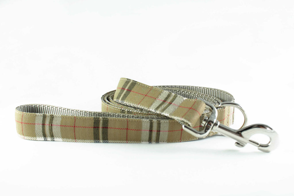 British Plaid Leash