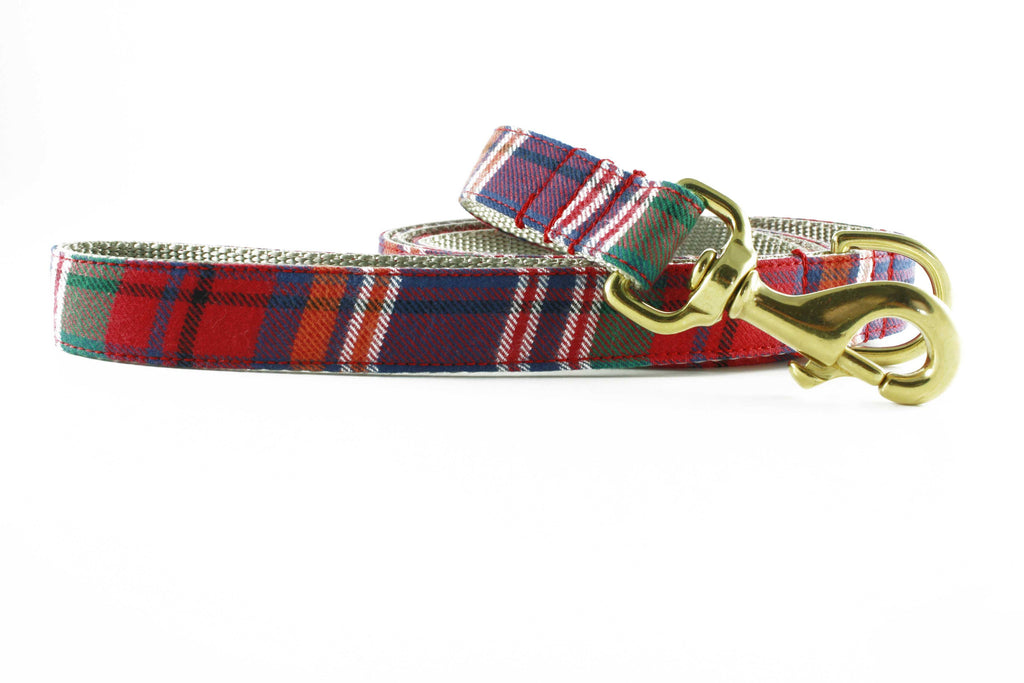 Tartan Red Plaid Leash