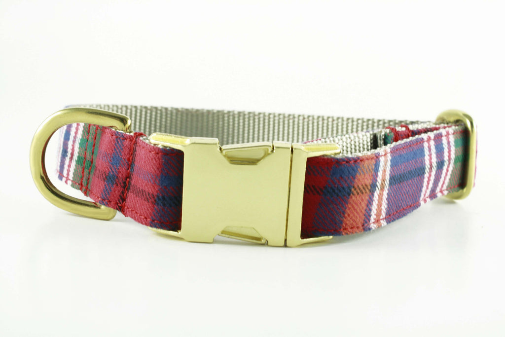 Tartan Red Plaid Collar