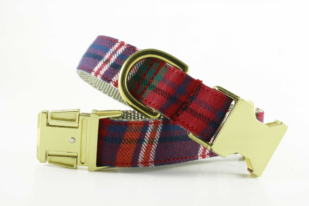 Tartan Red Plaid Collar