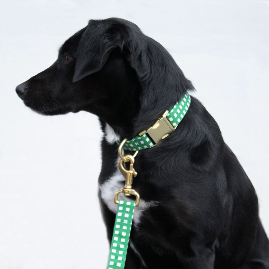 Kelly Green Geometric Collar