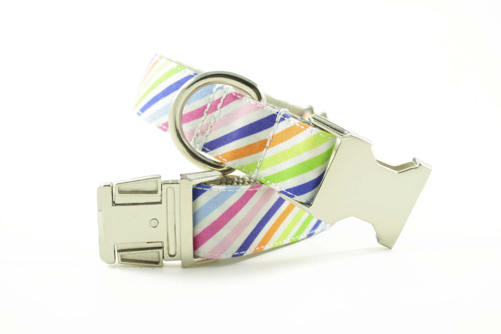 Rainbow Stripe Collar