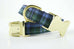 Classic Navy and Green Plaid Collar