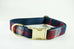 Red and Navy Plaid Collar